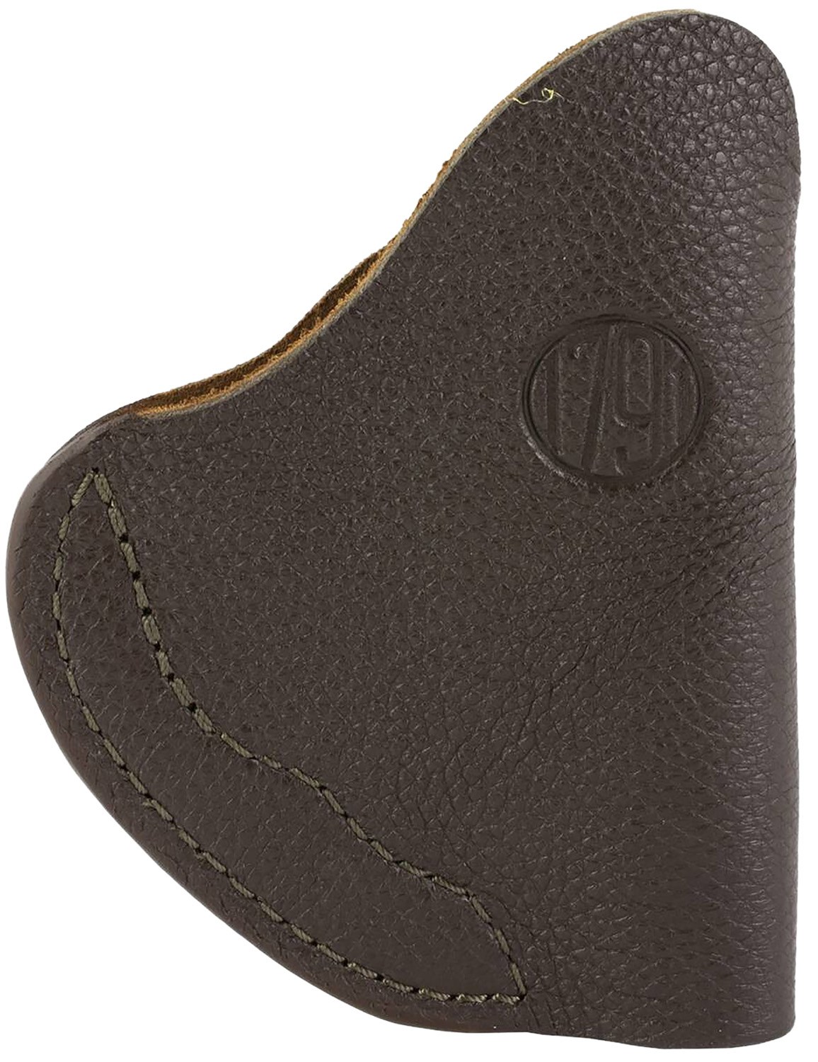 1791 Gunleather FCD2BRWL Fair Chase IWB Size 02 Brown Leather Deer Hide Belt Clip Fits Ruger LCR Left Hand