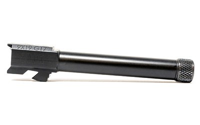 Threaded Full-Size Barrel for Glock~ 17 Gen 1-4 Duty 9MM Threaded Barrel for GLOCK-17 Gen 2-4 Black
