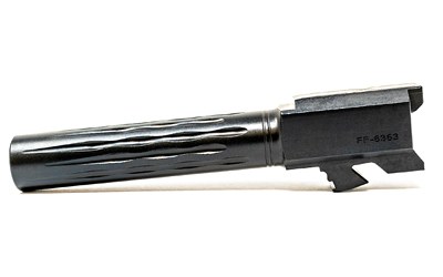 Compact Match Flame Barrels for Glock~ 19 Match 9MM Non-Threaded Flame Barrel for GLOCK-19 Gen 1-4 Black - Image 2