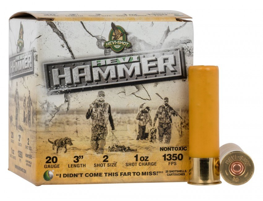 HEVI-Shot HS29002 HEVI-Hammer 20Gauge 3" 1oz 2Shot 25 per Box/10 Case - Image 2
