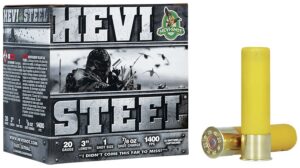 HEVI-Shot HS62001 HEVI-Steel 20Gauge 3" 7/8oz 1Shot 25 per Box/10 Case