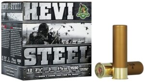 HEVI-Shot HS65003 HEVI-Steel 12Gauge 3.50" 1 3/8oz 3Shot 25 per Box/10 Case