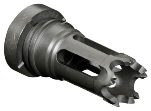 Yankee Hill Machine Hill 310228A Phantom Flash Hider Black Phosphate Steel with 1/2"-28 Tpi Threads for 5.56x45mm NATO AR-Platform