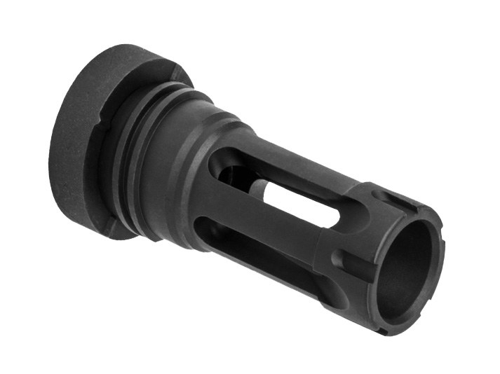Yankee Hill Machine Hill 4302AKA Phantom Q.D. Flash Hider Black Steel with M14x1 LH Threads for 30 Cal AK-Platform - Image 2