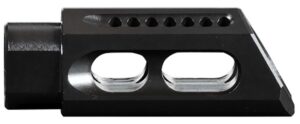 Yankee Hill Machine Hill 3085MBA Slant Muzzle Brake Black Steel with 5/8"-24 Tpi Threads & 2.75" OAL for 30 Cal AR-Platform