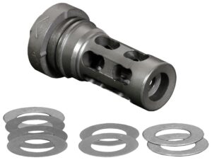 Yankee Hill Machine Hill 4302MB24A QD Light Tactical Muzzle Brake Made of Black Finish Steel with 5/8"-24 Tpi Threads for 30 Cal AR-Platform