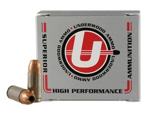 Underwood Ammo 139 ASP 9mmLuger+P 147gr Jacketed Hollow Point 20 per Box/10 Case