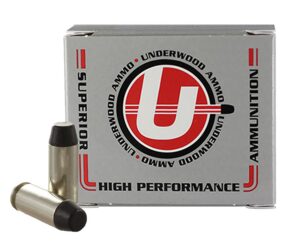 Underwood Ammo 242 10mmAuto 220gr Hard Cast Flat Nose 20 per Box/10 Case