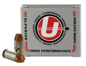 Underwood Ammo 843Underwood Ammo 843 Xtreme Defense 45ACP 135gr Solid Monolithic 20 per Box/10 Case