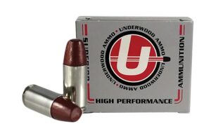 Underwood Ammo 7199mm+P Luger 147gr Hard Cast Flat Nose 20 per Box/10 Case