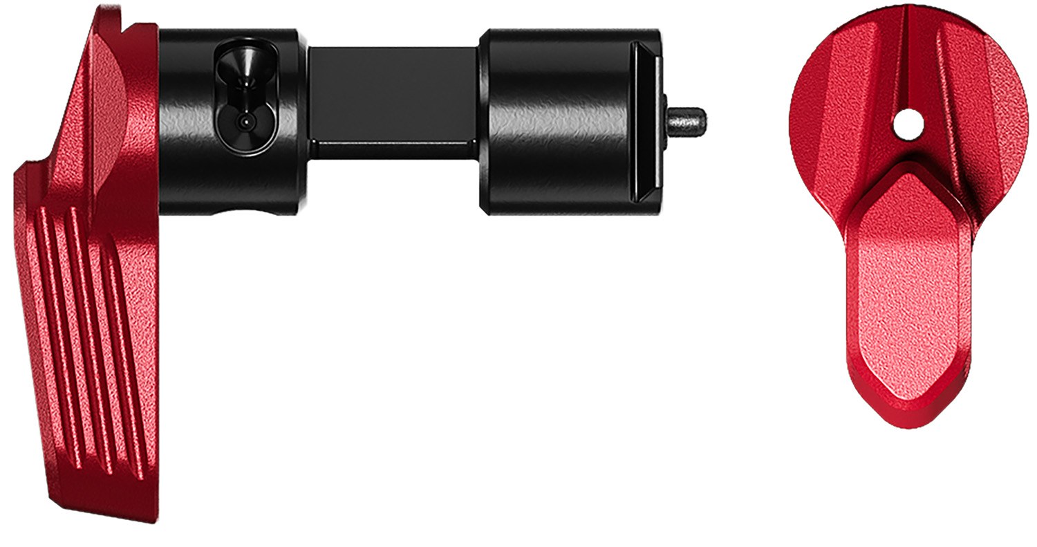 Radian Weapons R0233 Talon 45/90 Ambidextrous Safety, Red, Fits Mil-Spec AR-15/AR-10 Platform & Sig MCX/MPX