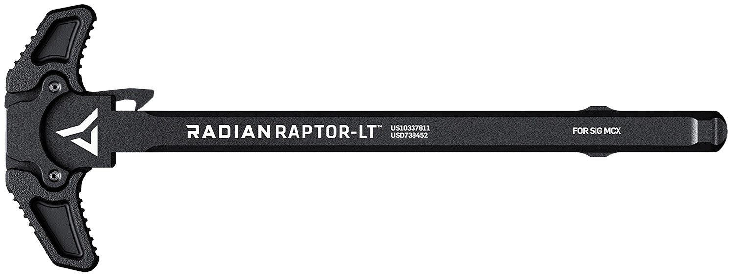 Radian Weapons R0364 Raptor LT Lightweight Ambidextrous Charging Handle, Black, Fits Sig MCX