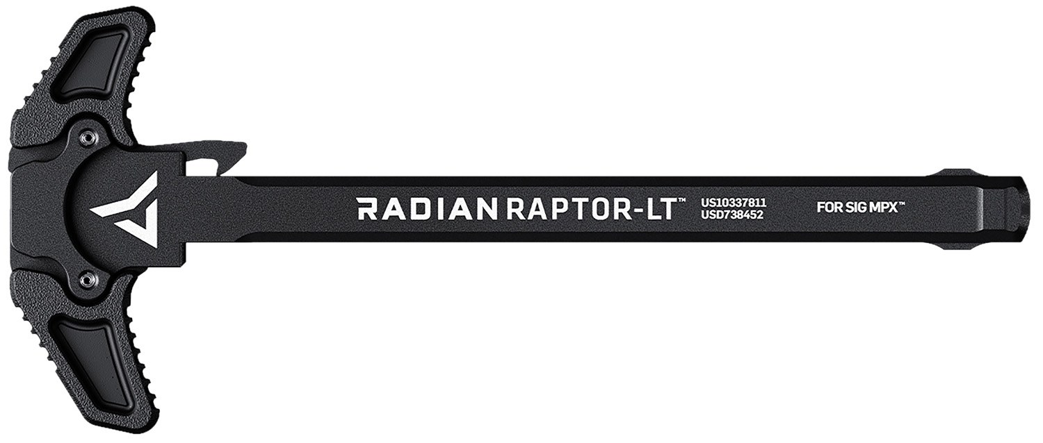 Radian Weapons R0367 Raptor LT Lightweight Ambidextrous Charging Handle, Black, Fits Sig MPX
