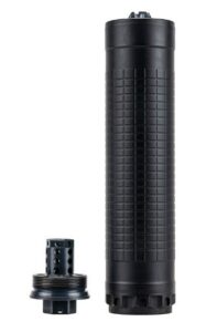 IWI Silencer 7.62MM Ti Direct Thread 5/8-24 Hub-T Mount Black Length 7IN Width 1.74IN Weight 13OZ IWS762TI
