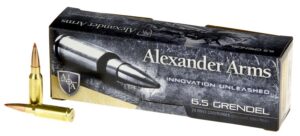 Alexander Arms AG129SSTBOX SST 6.5Grendel 129gr Hornady Super Shot Ballistic Tip 20 per Box/10 Case