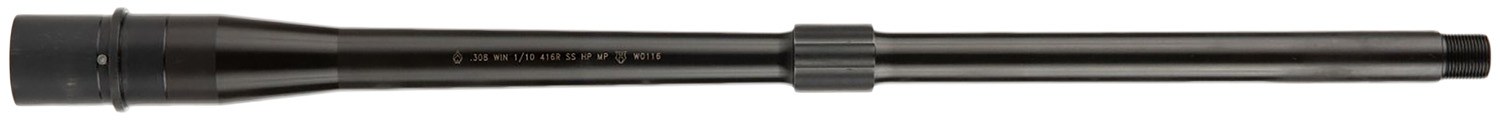 Ballistic Advantage BABL308021PQ Premium Series 308 Win 18" Threaded Hanson Profile, Midlength with Low Pro Gas Block, Black QPQ 4150 Chrome Moly