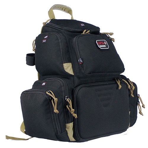 GPS Bags GPS1711BPBT Handgunner Backpack 1000D Nylon Black/Tan - Image 2