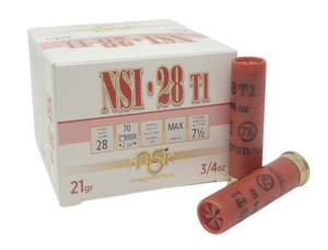 NSI 28 T1 28 Gauge 2 3/4" 3/4 Oz. #7 � Shot 1300 Fps 25/Rds