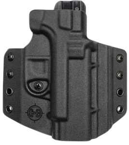 C&G Holsters 0006100 Covert OWB Black Kydex Belt Loop Fits Glock 19 Fits Glock 23 Fits Glock 45