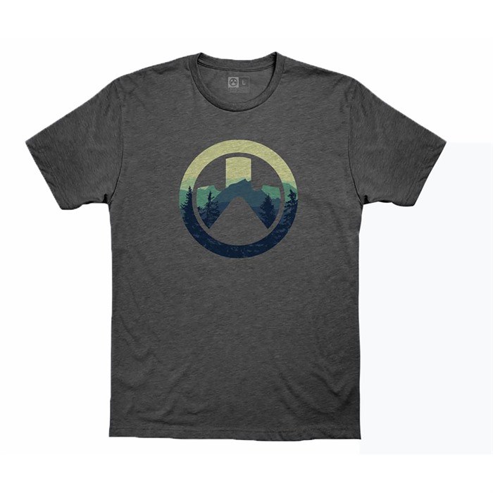 Magpul Cascade Icon Logo Cvc T-Shirts Cascade Icon Logo T-Shirt Charcoal Heather Small