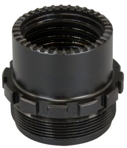 Yankee Hill Machine Hill 3060 Phantom QD Adapter 1-3/8"-24 Tpi, Black Stainless Steel