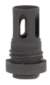 Yankee Hill Machine Hill 431528A Mini QD Flash Hider Black Phosphate Steel with 1/2"-28 Tpi Threads & 2.13" OAL for 5.56x45mm NATO AR-Platform
