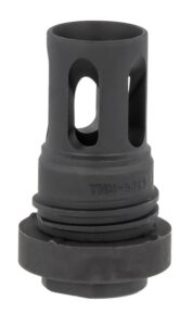 Yankee Hill Machine Hill 431536A Mini QD Flash Hider Black Phosphate Steel with 1/2"-36 Tpi Threads & 2.13" OAL for 5.56x45mm NATO AR-Platform