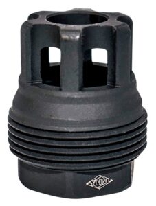 Yankee Hill Machine Hill 4401MB28 sRx QD Mini Muzzle Brake Black Phosphate Steel with 1/2"-28 Tpi, 9mm, 1.10" OAL & 9.375" Diameter for sRx