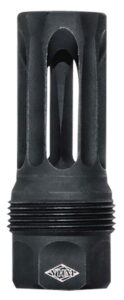 Yankee Hill Machine Hill 440528 sRx Q.D. Flash Hider Long Black Phosphate Steel with 1/2"-28 Tpi, 9mm, 2.30" OAL & 9.375" Diameter for sRx