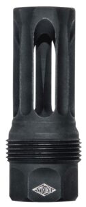 Yankee Hill Machine Hill 440524 sRx Q.D. Flash Hider Long Black Phosphate Steel with 5/8"-24 Tpi, 9mm, 2.30" OAL & 9.375" Diameter for sRx