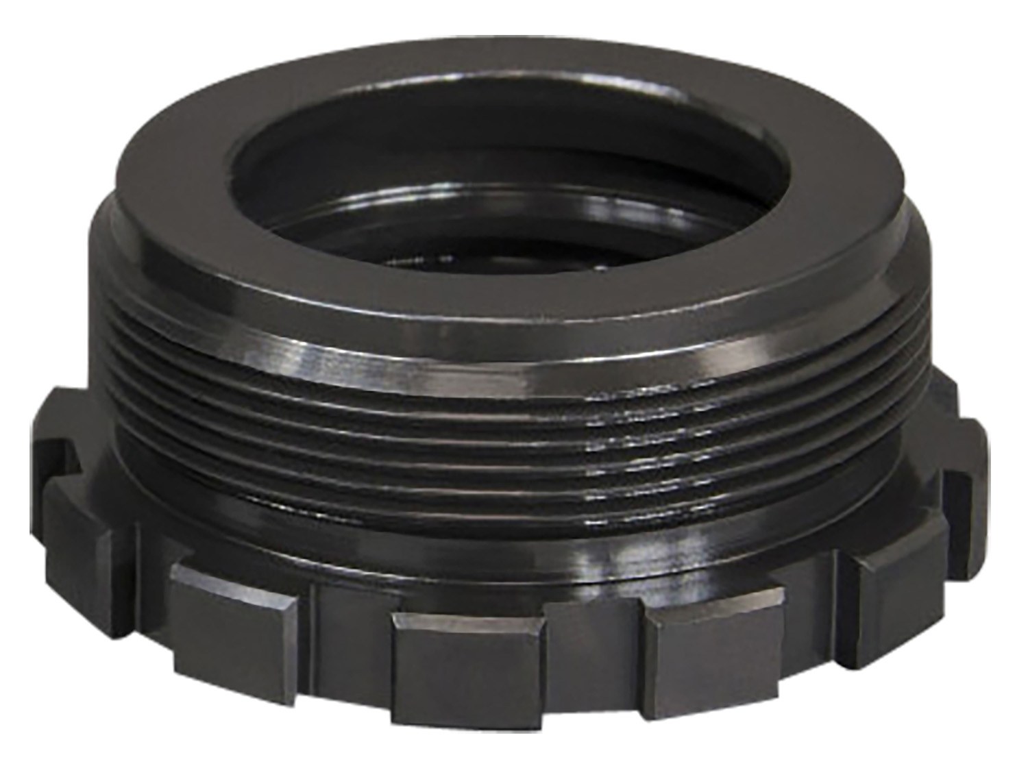 Yankee Hill Machine Hill 3051TI Kurz QD Adapter TI 1-3/8"-24 Tpi Black Titanium