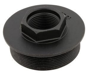 Yankee Hill Machine 218924 HUB Direct Thread Mount 5/8"-24 Tpi 17-4 Stainless Steel Black Melonite QPQ