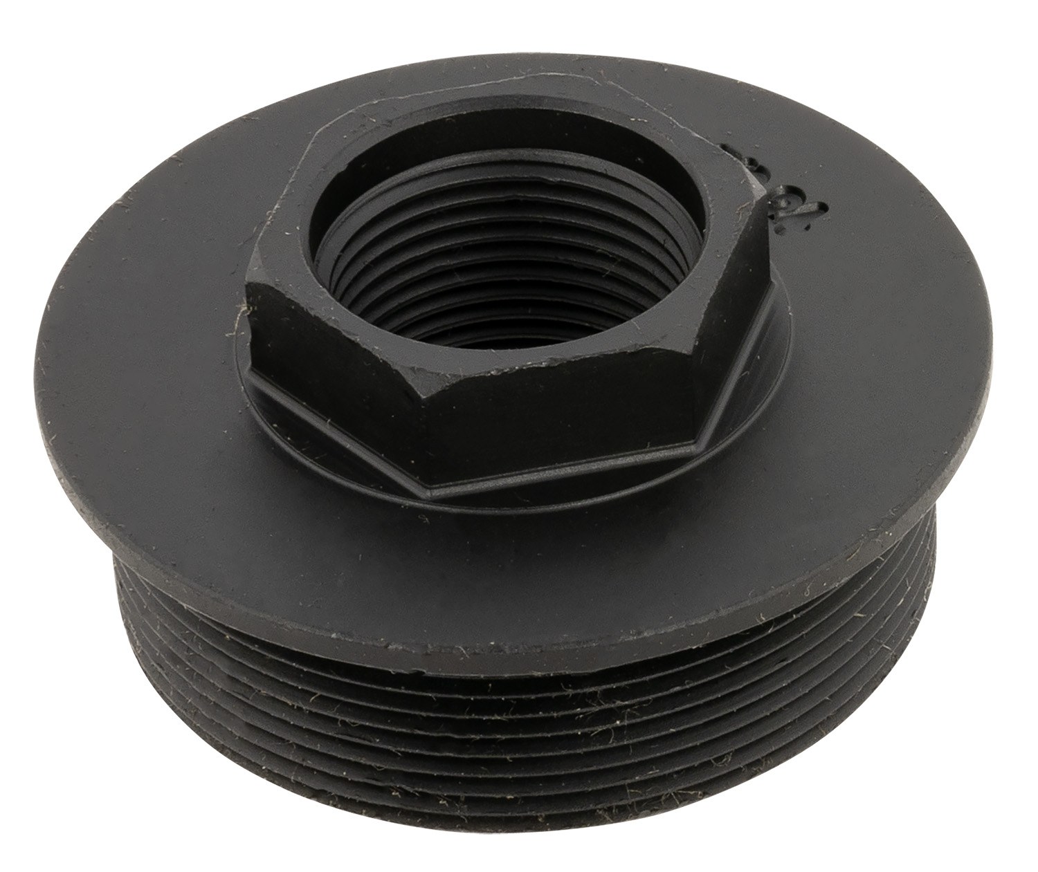 Yankee Hill Machine 218924 HUB Direct Thread Mount 5/8"-24 Tpi 17-4 Stainless Steel Black Melonite QPQ