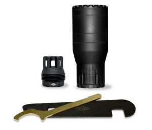 Yankee Hill Machine YHM FAT CAT 5.56MM SUPPRESSOR, with sRx MOUNT YHM-2200-MB-28