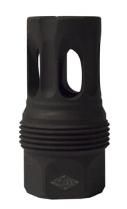Yankee Hill Machine Hill 444524 sRx Q.D. Flash Hider Short Black Phosphate Steel with 5/8"-24 Tpi for sRx Adapters