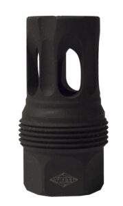 Yankee Hill Machine Hill 444524B sRx Q.D. Flash Hider Short Black Phosphate Steel with 11/16"-24 Tpi for sRx Adapters