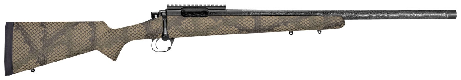 Proof Research 135297 Glacier TI Full Size 7mm PRC 4+1 24" Carbon Fiber Match Grade Threaded Barrel, Black Cerakote Titanium Receivern with Picatinny