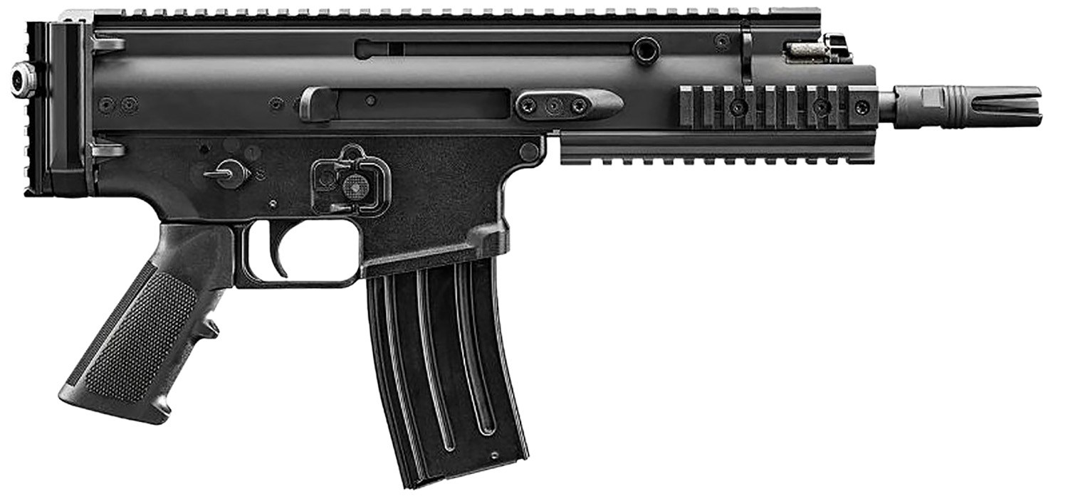 FN America 38101240 SCAR 15P 5.56x45mm 30+1 7.50" Black Chrome Lined Steel Barrel, Black Anodized Aluminum Picatinny Rail Receiver, Black Polymer Grip