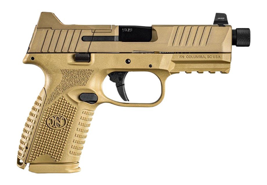 FN America 509M T FDE/FDE 1X15+1X24+3X24 Free Magazines 9MM 4.5IN Barrel 24-Round FDE Tb 66-101709