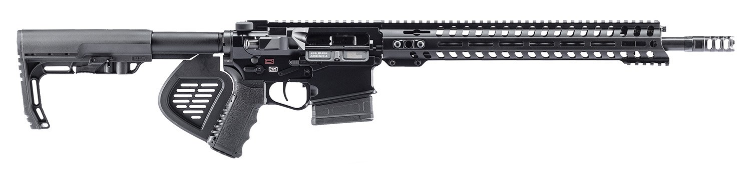 Patriot Ordnance Factory 01666 Revolution *CA Compliant 308 Win,7.62x51mm NATO 16.50" 10+1 Black Hard Coat Anodized Rec Black Polymer 6 Position MFT
