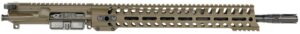 Patriot Ordnance Factory Minuteman Complete Upper 5.56x45mm NATO 16.50" Black Nitride Barrel Aluminum Patriot Brown Receiver 14.50" M-LOK Handguard Lo