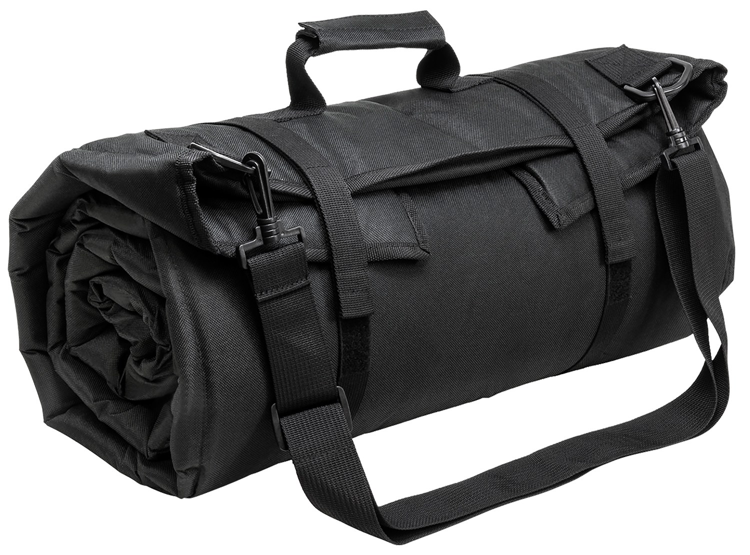 NcStar CVSHMR2957B Roll Up Shooting Mat Black PVC 69"L X 35" H