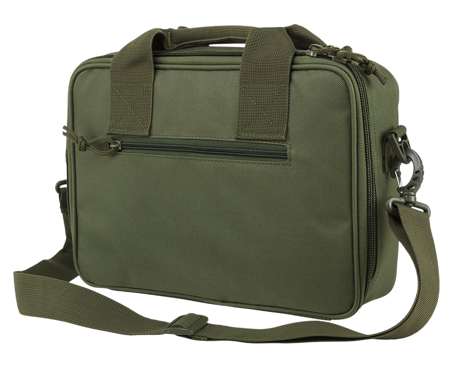 NcSTAR CPDX2971G VISM Double Pistol Range Bag with Magazine Pouches Heavy Duty Lockable Zippers for Compliance Padded Carry Handle Adjustable Shoulder
