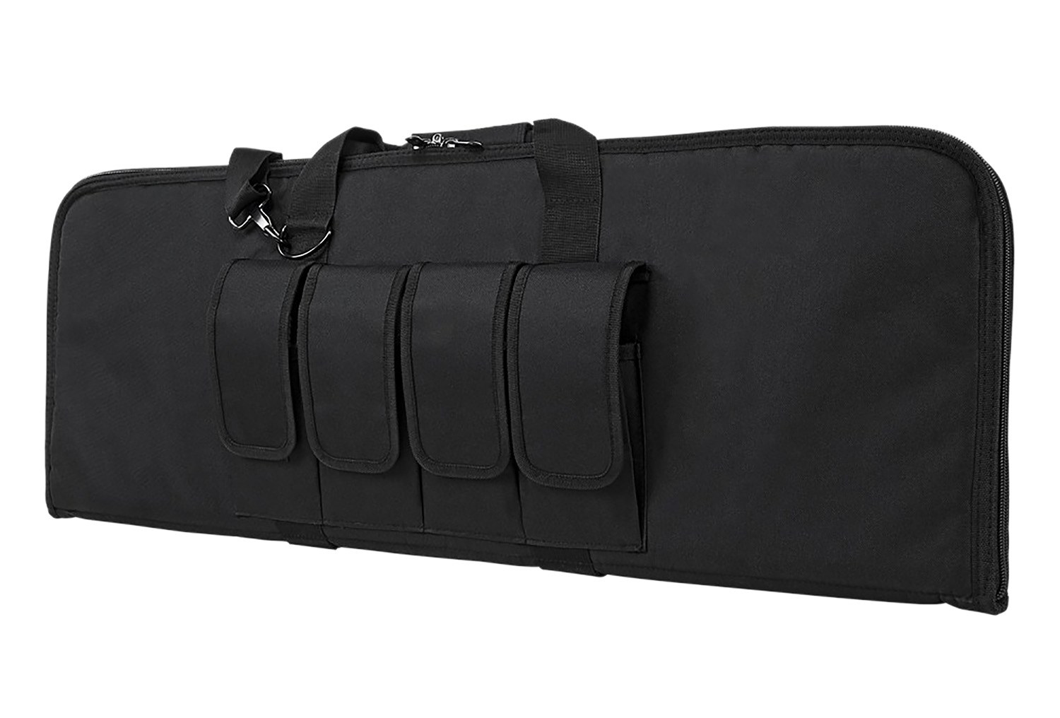 NcStar CVCP2960B36 VISM Carbine Case Black PVC Nylon with Lockable Zippers Pockets & Padded Carry Handle