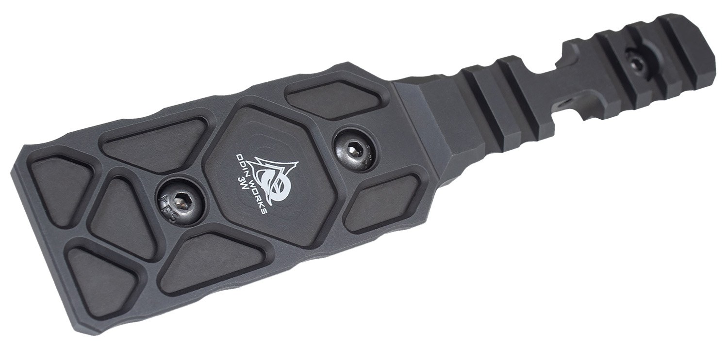 Odin Works ACCMLARCAMULTIRAIL M-LOK to Arca 3 Way Rail Black Aluminum