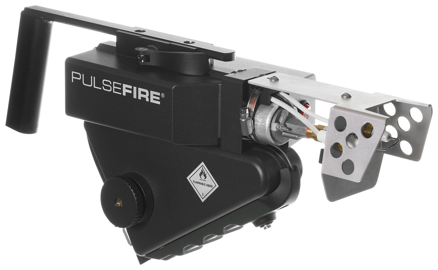 Exothermic Technologies PFUBF Pulsefire UBF Green Powder Coated Aluminum/Brass/Viton 25ft Flame Range 16" Includes Battery/Battery Charger