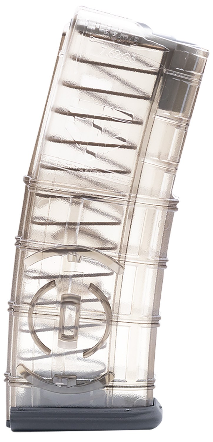 ETS Group AR1530CG2 Rifle Magazines Gen 2 30-Round 5.56x45mm NATO Fits AR-15 Clear Polymer Detachable with Coupler