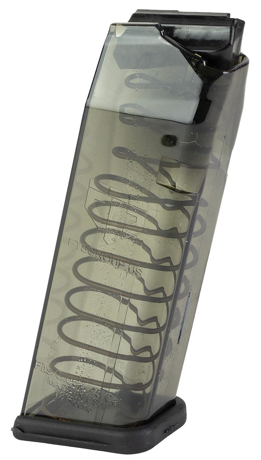 ETS Group SMKGLK21 Pistol Magazines 13-Round Standard 45 ACP Compatible with Glock 21/30/41 Smoke Polymer