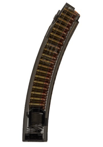 ETS for CZ SCORPION EVO FITS the NEW 3+ Model 40-Round 9MM Magazine CARBON SMOKE