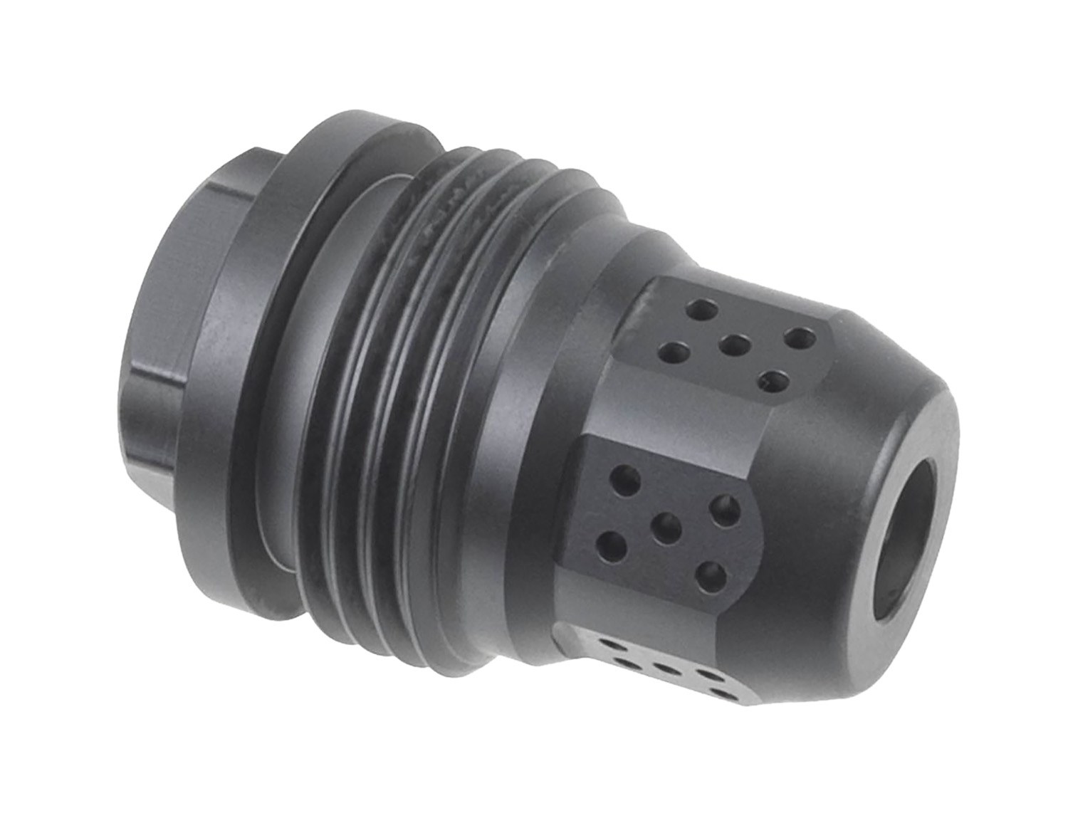 Jk Armament JKMDHDBE28 Bald Eagle Compensator 22Cal Fits 1/2"x28 Stainless Steel Nitride Black
